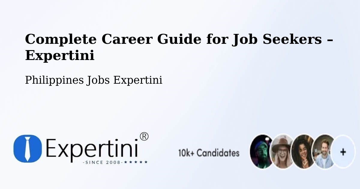 Career Guide for Job Seekers – Taguig - Taguig, Philippines Jobs Expertini